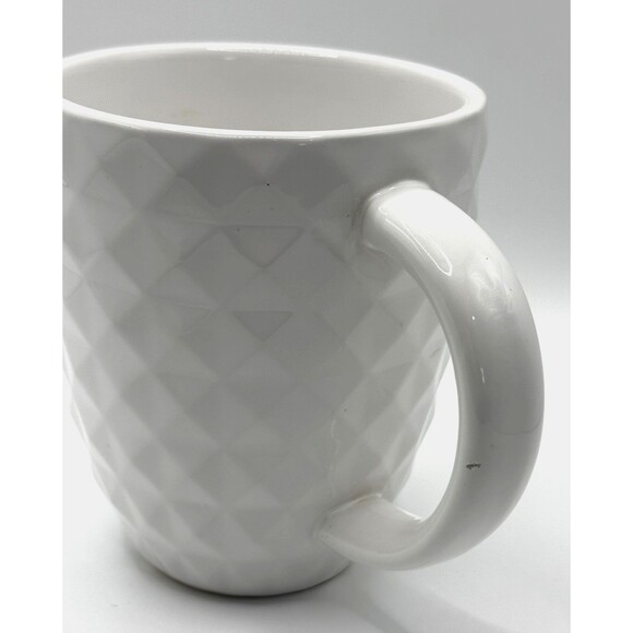 Coventry Fine Porcelain Parthenon Sugar Bowl w/ Lid & Coffee Mug Set White - Picture 9 of 15